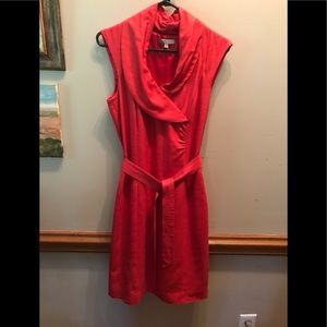 Red/coral elegant dress